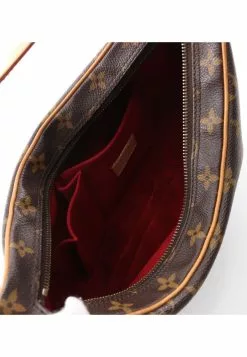 Pre-loved LOUIS VUITTON Croissant MM Classic Monogram Shoulder Bag PVC Genuine Leather Brown -Louis Vuitton Shop louis vuitton 8471 2357536 3