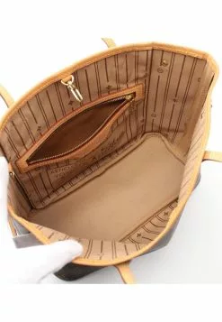 Pre-loved LOUIS VUITTON Neverfull PM Classic Monogram Handbag Tote Bag PVC Genuine Leather Brown -Louis Vuitton Shop louis vuitton 8474 8257536 3