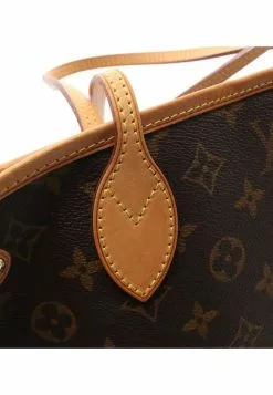 Pre-loved LOUIS VUITTON Neverfull PM Classic Monogram Handbag Tote Bag PVC Genuine Leather Brown -Louis Vuitton Shop louis vuitton 8475 8257536 8