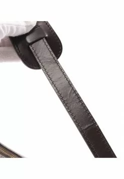 Pre-loved LOUIS VUITTON Ravello GM Black Checkered Shoulder Bag PVC Genuine Leather Brown 2 Way Style Non original Continental Bag Strap -Louis Vuitton Shop louis vuitton 8476 6257536 6