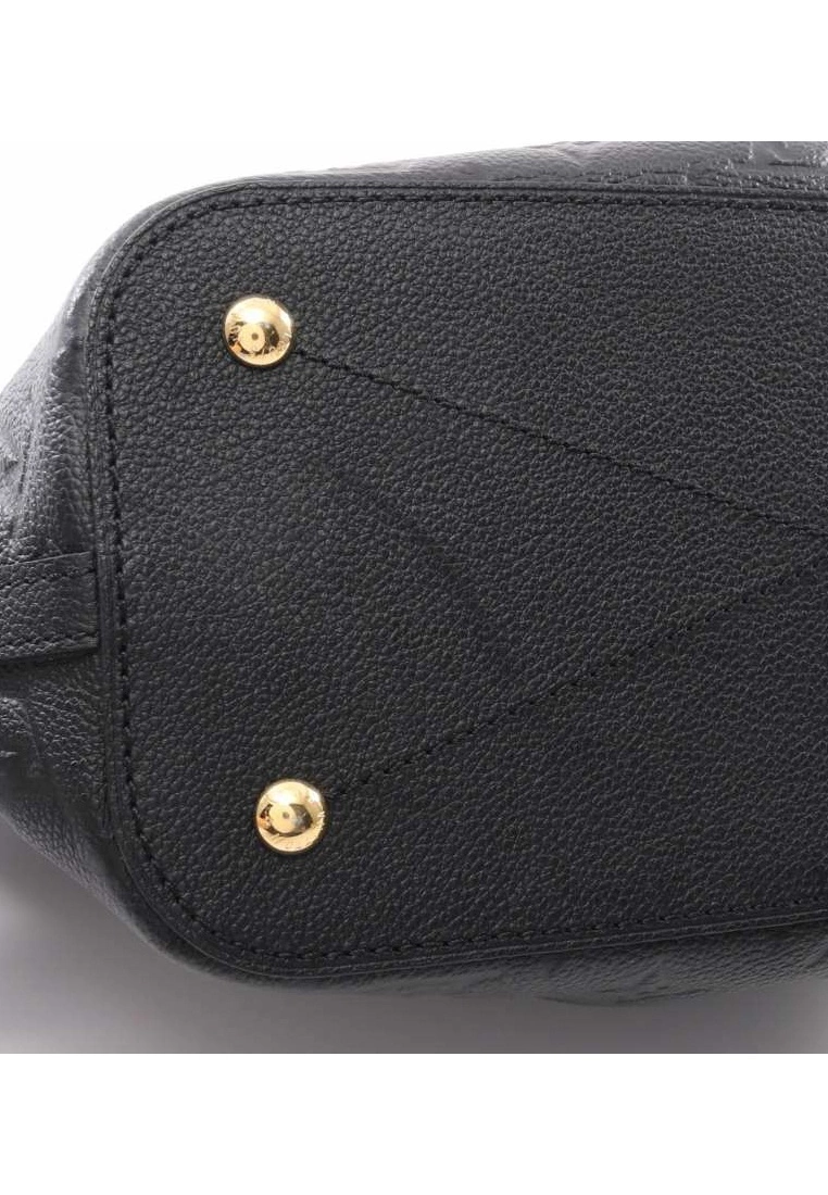 Pre-loved LOUIS VUITTON Mazarine PM Classic Monogram empreinte Engraving Embossed Black Genuine Leather Handbag Black 2 Way Style 7 Pre-loved LOUIS VUITTON Mazarine PM Classic Monogram empreinte Engraving Embossed Black Genuine Leather Handbag Black 2 Way Style - Image 5