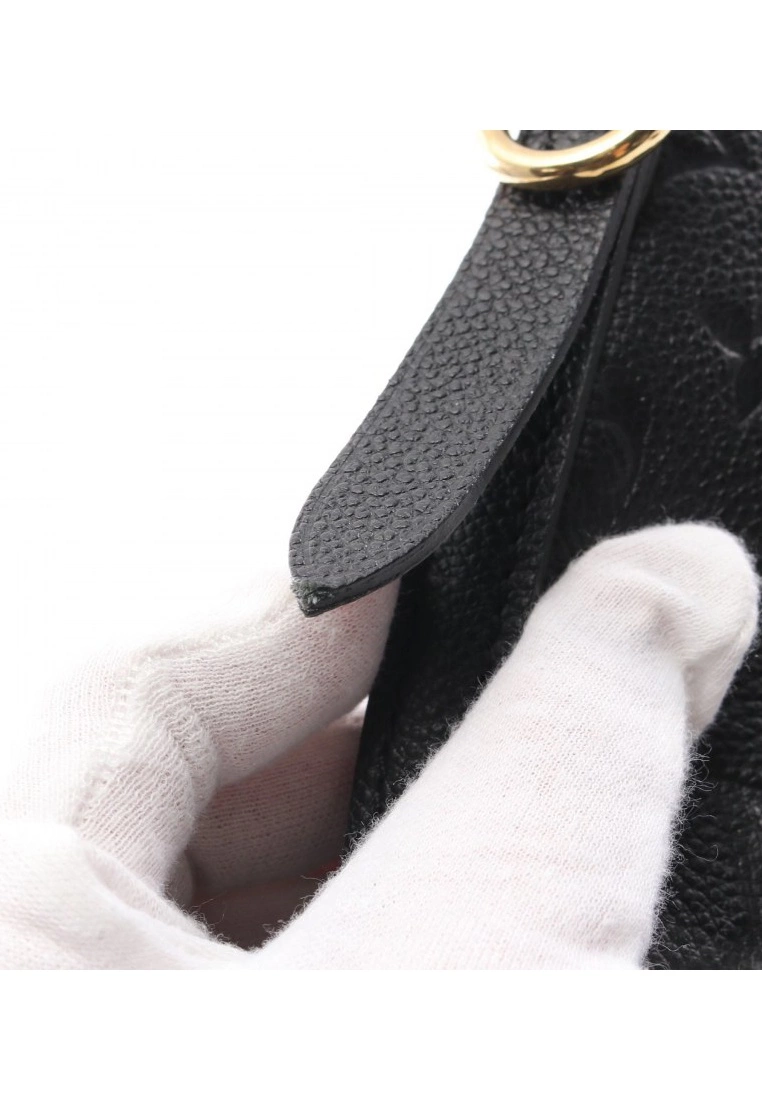 Pre-loved LOUIS VUITTON Mazarine PM Classic Monogram empreinte Engraving Embossed Black Genuine Leather Handbag Black 2 Way Style 10 Pre-loved LOUIS VUITTON Mazarine PM Classic Monogram empreinte Engraving Embossed Black Genuine Leather Handbag Black 2 Way Style - Image 8