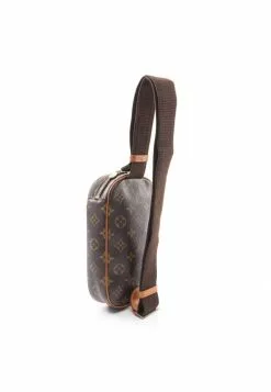 Pre-loved LOUIS VUITTON Pochette Gange Classic Monogram handcarry bag PVC Genuine Leather Brown -Louis Vuitton Shop louis vuitton 8478 8457536 2