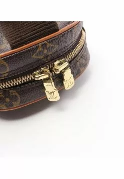 Pre-loved LOUIS VUITTON Pochette Gange Classic Monogram handcarry bag PVC Genuine Leather Brown -Louis Vuitton Shop louis vuitton 8479 8457536 7