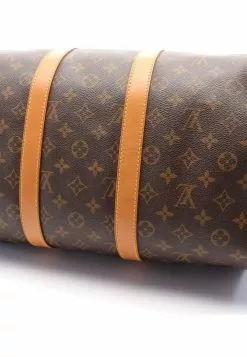 Pre-loved LOUIS VUITTON Keepall45 Classic Monogram Duffle Bag PVC Genuine Leather Brown -Louis Vuitton Shop louis vuitton 8489 7257536 5