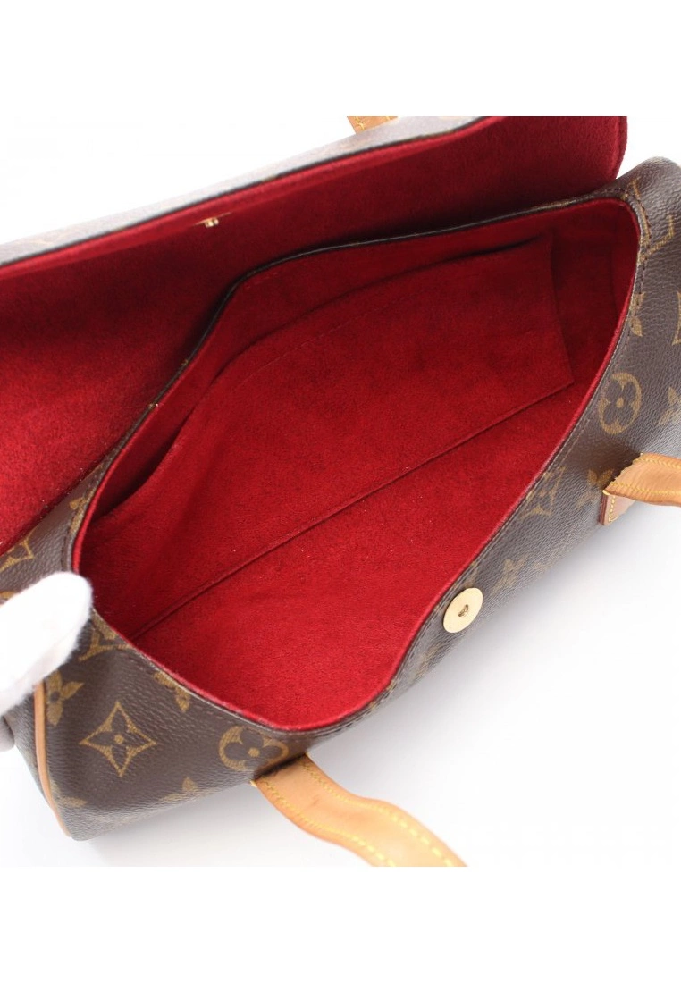 Pre-loved LOUIS VUITTON Sonatine Classic Monogram Handbag PVC Genuine Leather Brown 5 Pre-loved LOUIS VUITTON Sonatine Classic Monogram Handbag PVC Genuine Leather Brown - Image 3