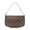 Pre-loved LOUIS VUITTON Pochette Accessoires Classic Monogram Handbag PVC Genuine Leather Brown -Louis Vuitton Shop louis vuitton 8494 0557536 1