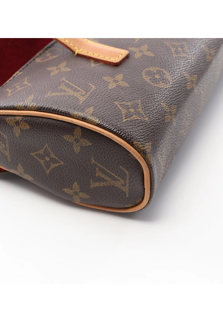 Pre-loved LOUIS VUITTON Sonatine Classic Monogram Handbag PVC Genuine Leather Brown 7 Pre-loved LOUIS VUITTON Sonatine Classic Monogram Handbag PVC Genuine Leather Brown - Image 5