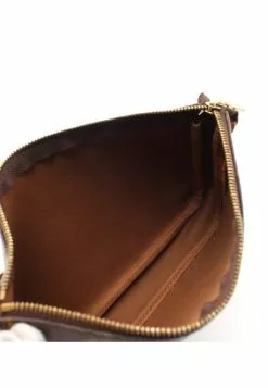 Pre-loved LOUIS VUITTON Pochette Accessoires Classic Monogram Handbag PVC Genuine Leather Brown -Louis Vuitton Shop louis vuitton 8495 0557536 3
