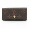 Pre-loved LOUIS VUITTON Multicore4 Classic Monogram 4 wells Key Pouch PVC Brown