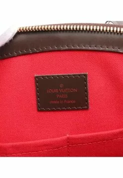 Pre-loved LOUIS VUITTON Verona MM Black Checkered Shoulder Bag PVC Genuine Leather Brown -Louis Vuitton Shop louis vuitton 8503 2167536 4