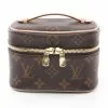 Pre-loved LOUIS VUITTON Mini Classic Monogram Handbag Toiletry Bag PVC Genuine Leather Brown -Louis Vuitton Shop louis vuitton 8506 8167536 1