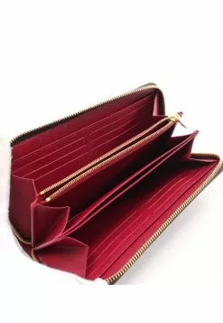 Pre-loved LOUIS VUITTON Classic Monogram peach red Round Edge Zipper Continental Wallet PVC Brown pink purple 8 Pre-loved LOUIS VUITTON Classic Monogram peach red Round Edge Zipper Continental Wallet PVC Brown pink purple -Louis Vuitton Shop louis vuitton 8507 1267536 3