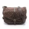 Pre-loved LOUIS VUITTON Saumur Classic Monogram Mini Line Black Canvas Shoulder Bag Genuine Leather Dark Brown 1 Pre-loved LOUIS VUITTON Saumur Classic Monogram Mini Line Black Canvas Shoulder Bag Genuine Leather Dark Brown -Louis Vuitton Shop louis vuitton 8517 5367536 1