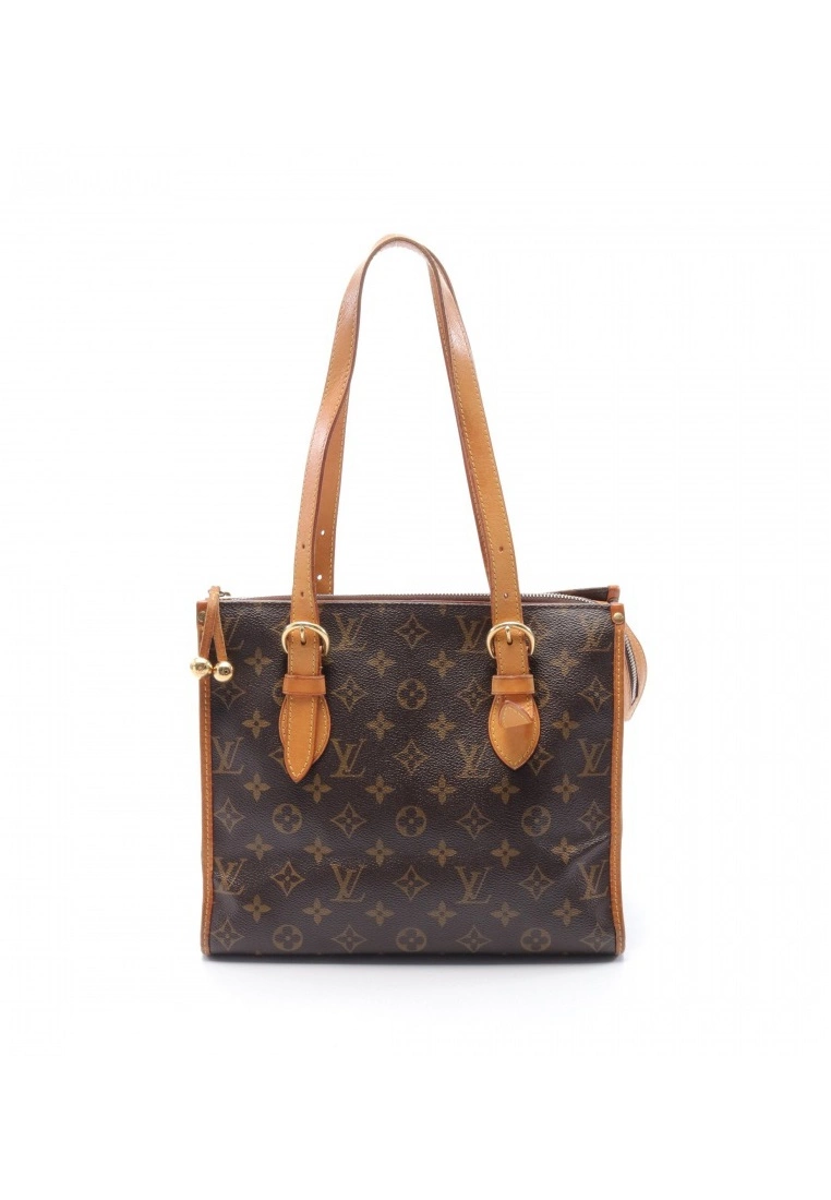 Pre-loved LOUIS VUITTON Popincourt Haut Classic Monogram Shoulder Bag Tote Bag PVC Genuine Leather Brown 3 Pre-loved LOUIS VUITTON Popincourt Haut Classic Monogram Shoulder Bag Tote Bag PVC Genuine Leather Brown