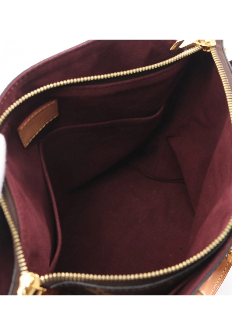 Pre-loved LOUIS VUITTON Flower Zippedtote PM Classic Monogram Handbag Tote Bag PVC Genuine Leather Brown 5 Pre-loved LOUIS VUITTON Flower Zippedtote PM Classic Monogram Handbag Tote Bag PVC Genuine Leather Brown - Image 3