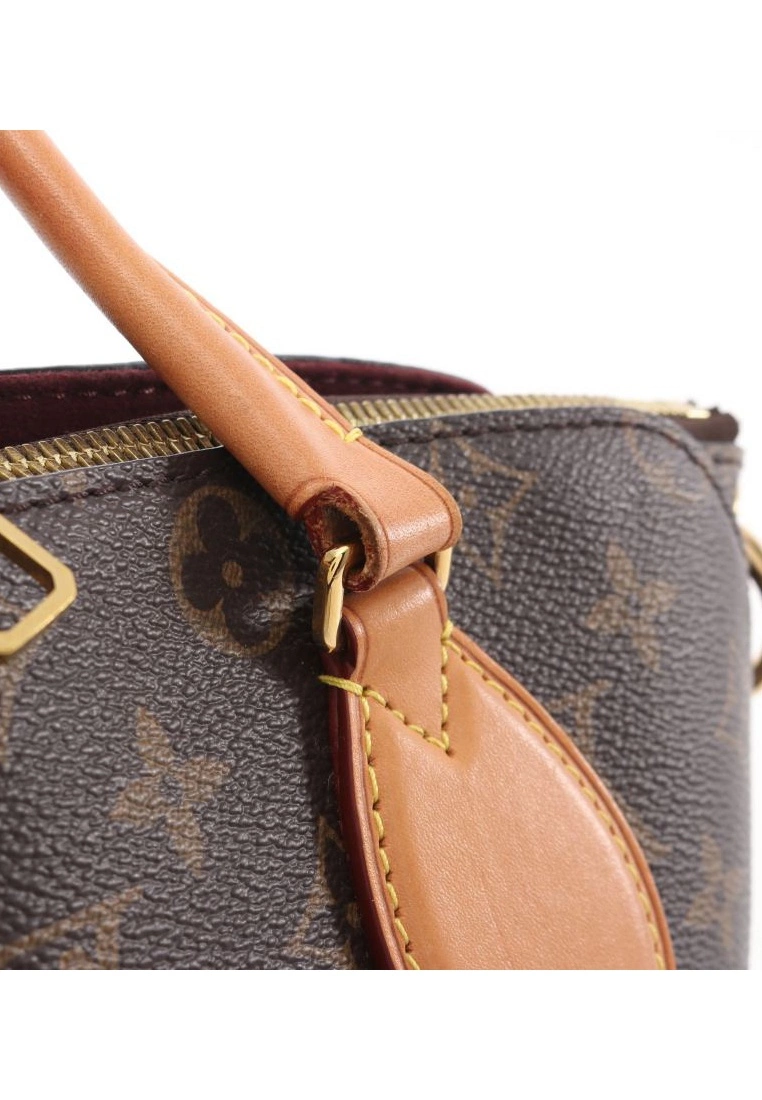 Pre-loved LOUIS VUITTON Flower Zippedtote PM Classic Monogram Handbag Tote Bag PVC Genuine Leather Brown 8 Pre-loved LOUIS VUITTON Flower Zippedtote PM Classic Monogram Handbag Tote Bag PVC Genuine Leather Brown - Image 6