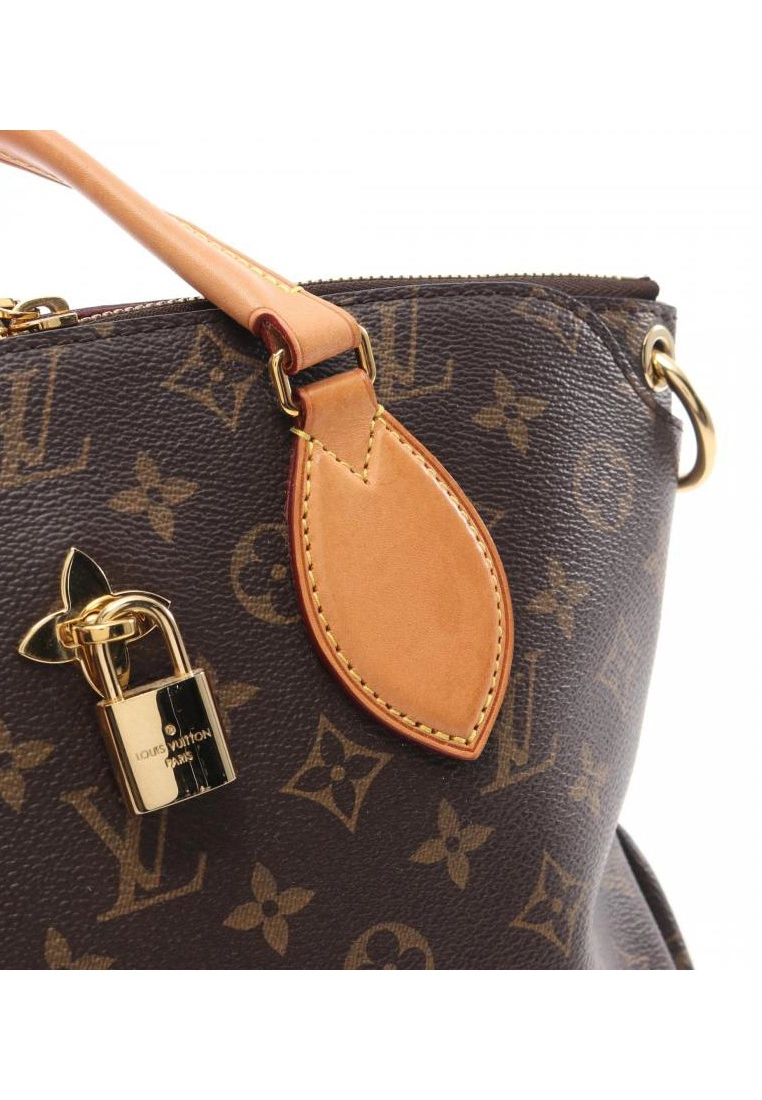 Pre-loved LOUIS VUITTON Flower Zippedtote PM Classic Monogram Handbag Tote Bag PVC Genuine Leather Brown 10 Pre-loved LOUIS VUITTON Flower Zippedtote PM Classic Monogram Handbag Tote Bag PVC Genuine Leather Brown - Image 8