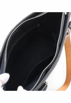 Pre-loved LOUIS VUITTON Stockton Classic Monogram Frosted Blue Genuine Leather Handbag Navy -Louis Vuitton Shop louis vuitton 8526 9967536 3