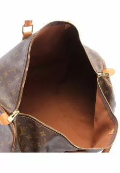 Pre-loved LOUIS VUITTON Keepall55 Classic Monogram Duffle Bag PVC Genuine Leather Brown -Louis Vuitton Shop louis vuitton 8529 4667536 3