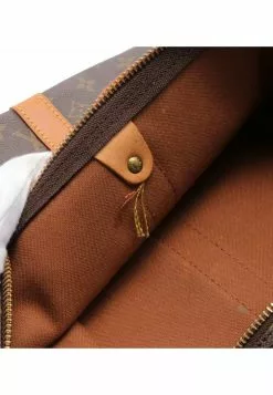 Pre-loved LOUIS VUITTON Keepall55 Classic Monogram Duffle Bag PVC Genuine Leather Brown -Louis Vuitton Shop louis vuitton 8529 4667536 5