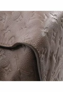 Pre-loved LOUIS VUITTON Lumineuse PM Classic Monogram empreinte Engraving Embossed Ombre Handbag Genuine Leather Tote Bag Brown 2 Way Style -Louis Vuitton Shop louis vuitton 8532 6967536 5