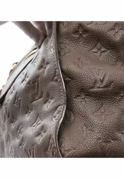 Pre-loved LOUIS VUITTON Lumineuse PM Classic Monogram empreinte Engraving Embossed Ombre Handbag Genuine Leather Tote Bag Brown 2 Way Style -Louis Vuitton Shop louis vuitton 8532 6967536 6