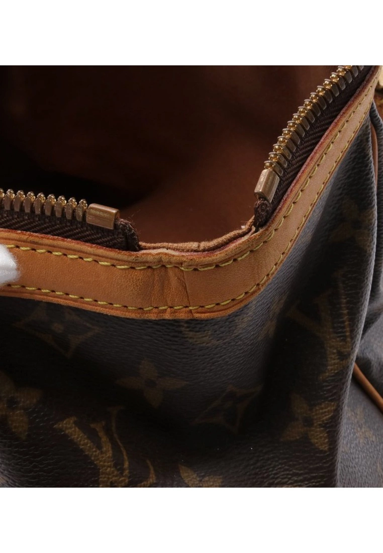 Pre-loved LOUIS VUITTON Tivoli PM Classic Monogram Handbag PVC Genuine Leather Brown 8 Pre-loved LOUIS VUITTON Tivoli PM Classic Monogram Handbag PVC Genuine Leather Brown - Image 6