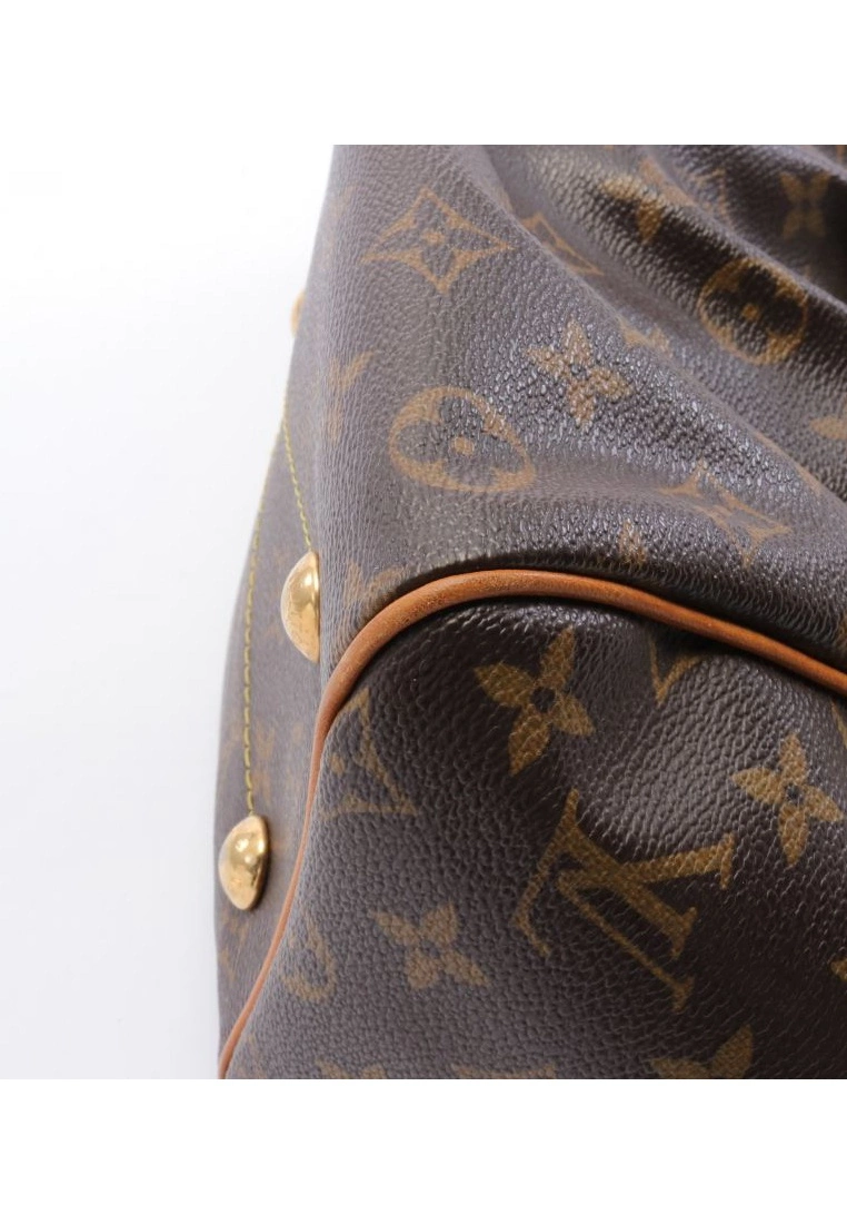 Pre-loved LOUIS VUITTON Tivoli PM Classic Monogram Handbag PVC Genuine Leather Brown 10 Pre-loved LOUIS VUITTON Tivoli PM Classic Monogram Handbag PVC Genuine Leather Brown - Image 8