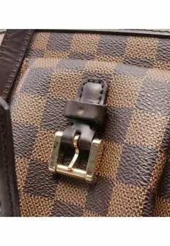 Pre-loved LOUIS VUITTON Manosque PM Black Checkered Shoulder Bag Tote Bag PVC Genuine Leather Brown 14 Pre-loved LOUIS VUITTON Manosque PM Black Checkered Shoulder Bag Tote Bag PVC Genuine Leather Brown -Louis Vuitton Shop louis vuitton 8535 4077536 5