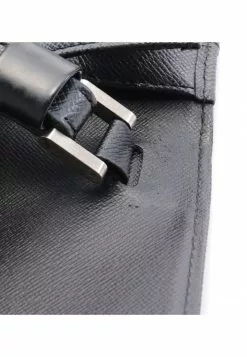 Pre-loved LOUIS VUITTON Selenga Fine grain dark grey clutch Genuine Leather clutch Black -Louis Vuitton Shop louis vuitton 8554 4187536 6