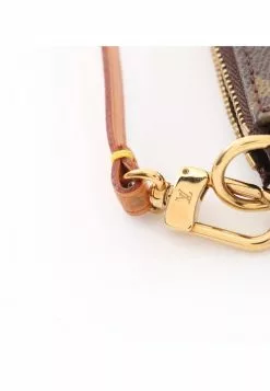 Pre-loved LOUIS VUITTON Pochette Accessoires Classic Monogram Handbag PVC Genuine Leather Brown -Louis Vuitton Shop louis vuitton 8694 3561636 6