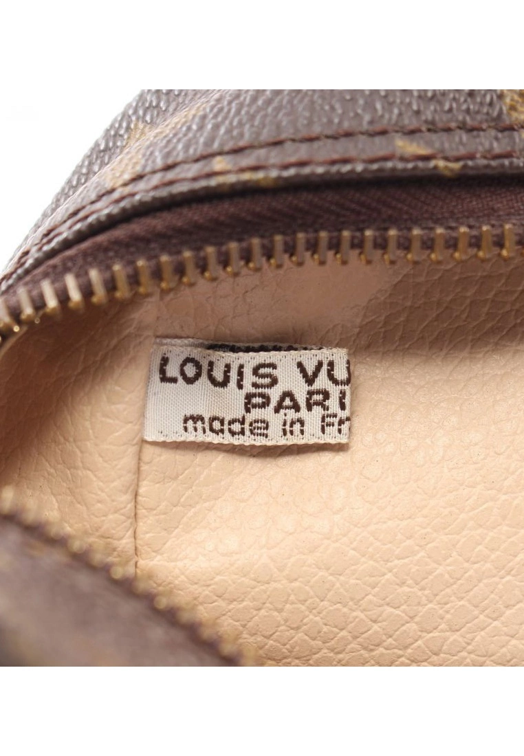 Pre-loved LOUIS VUITTON Trousse toilette28 Classic Monogram Cosmetic Pouch PVC Brown 6 Pre-loved LOUIS VUITTON Trousse toilette28 Classic Monogram Cosmetic Pouch PVC Brown - Image 4