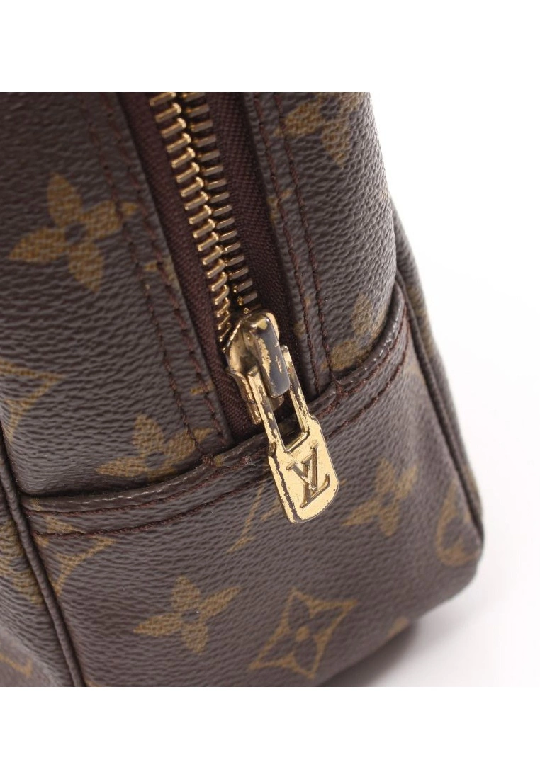 Pre-loved LOUIS VUITTON Trousse toilette28 Classic Monogram Cosmetic Pouch PVC Brown 7 Pre-loved LOUIS VUITTON Trousse toilette28 Classic Monogram Cosmetic Pouch PVC Brown - Image 5