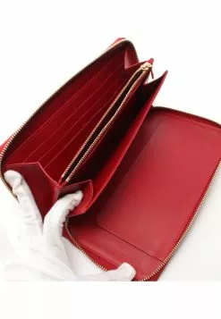 Pre-loved LOUIS VUITTON Zipper organizer Classic Monogram Patent leather apple red Long round zipper Genuine Leather Wallet Red 12 Pre-loved LOUIS VUITTON Zipper organizer Classic Monogram Patent leather apple red Long round zipper Genuine Leather Wallet Red -Louis Vuitton Shop louis vuitton 8696 4961636 3