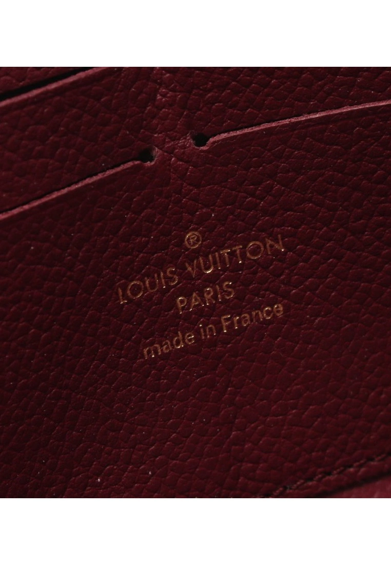 Pre-loved LOUIS VUITTON Classic Monogram empreinte embossed Morning Glory Color Long round zipper Genuine Leather Wallet pink purple 6 Pre-loved LOUIS VUITTON Classic Monogram empreinte embossed Morning Glory Color Long round zipper Genuine Leather Wallet pink purple - Image 4