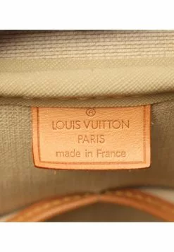 Pre-loved LOUIS VUITTON Deauville Bowling Vanity Classic Monogram Handbag PVC Genuine Leather Brown -Louis Vuitton Shop louis vuitton 8717 8371636 4