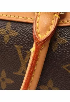 Pre-loved LOUIS VUITTON Deauville Bowling Vanity Classic Monogram Handbag PVC Genuine Leather Brown -Louis Vuitton Shop louis vuitton 8717 8371636 7