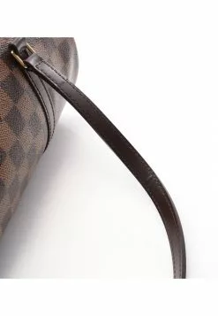 Pre-loved LOUIS VUITTON Papillon30 Black chessboard Handbag PVC Genuine Leather Brown -Louis Vuitton Shop louis vuitton 8721 1371636 7