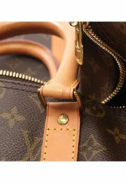 Pre-loved LOUIS VUITTON Keepall45 Classic Monogram Duffle Bag PVC Genuine Leather Brown -Louis Vuitton Shop louis vuitton 8723 0671636 6