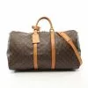 Pre-loved LOUIS VUITTON Keepall Bandouliere55 Classic Monogram Duffle Bag PVC Genuine Leather Brown 2 Way Style -Louis Vuitton Shop louis vuitton 8725 6571636 1