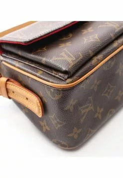 Pre-loved LOUIS VUITTON Viva cite MM Classic Monogram Shoulder Bag PVC Genuine Leather Brown -Louis Vuitton Shop louis vuitton 8727 8571636 5