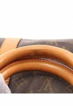 Pre-loved LOUIS VUITTON Keepall Bandouliere55 Classic Monogram Duffle Bag PVC Genuine Leather Brown 2 Way Style -Louis Vuitton Shop louis vuitton 8730 8771636 5