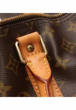 Pre-loved LOUIS VUITTON Keepall Bandouliere55 Classic Monogram Duffle Bag PVC Genuine Leather Brown 2 Way Style -Louis Vuitton Shop louis vuitton 8730 8771636 6