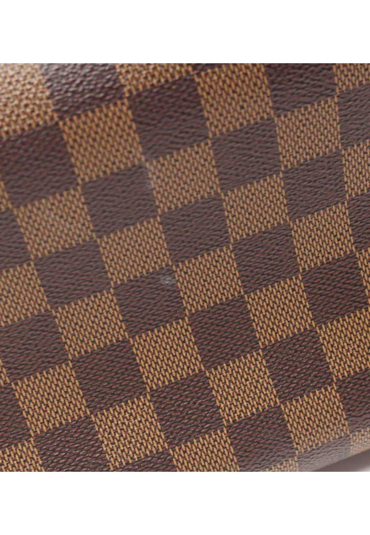 Pre-loved LOUIS VUITTON Duomo Black chessboard Handbag PVC Genuine Leather Brown 7 Pre-loved LOUIS VUITTON Duomo Black chessboard Handbag PVC Genuine Leather Brown - Image 5