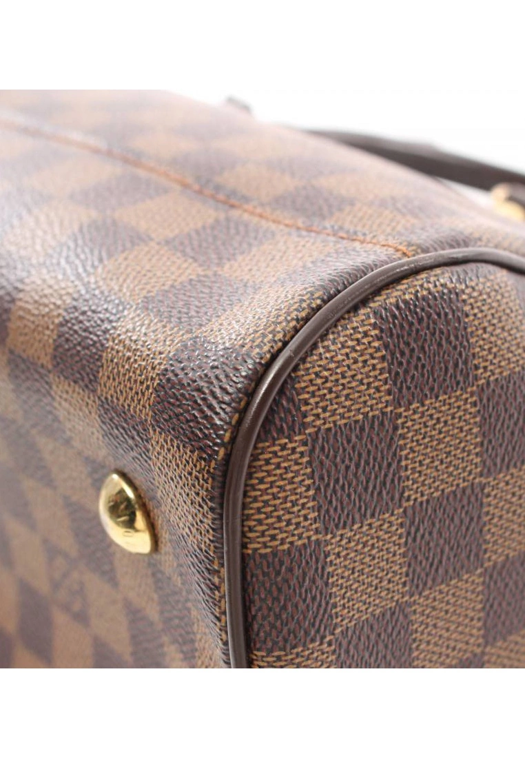 Pre-loved LOUIS VUITTON Duomo Black chessboard Handbag PVC Genuine Leather Brown 8 Pre-loved LOUIS VUITTON Duomo Black chessboard Handbag PVC Genuine Leather Brown - Image 6