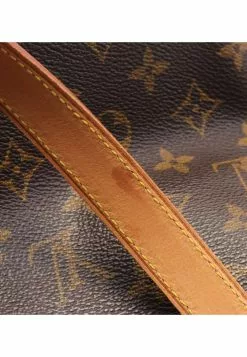 Pre-loved LOUIS VUITTON Cabas Mezzo Classic Monogram Shoulder Bag Tote Bag PVC Genuine Leather Brown -Louis Vuitton Shop louis vuitton 8739 4871636 8