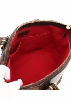 Pre-loved LOUIS VUITTON Verona GM Black chessboard Shoulder Bag PVC Genuine Leather Brown -Louis Vuitton Shop louis vuitton 8742 4771636 3