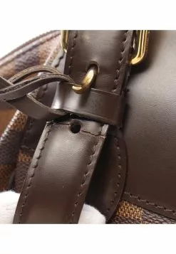 Pre-loved LOUIS VUITTON Verona GM Black chessboard Shoulder Bag PVC Genuine Leather Brown -Louis Vuitton Shop louis vuitton 8742 4771636 5