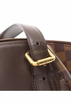 Pre-loved LOUIS VUITTON Verona GM Black chessboard Shoulder Bag PVC Genuine Leather Brown -Louis Vuitton Shop louis vuitton 8742 4771636 6